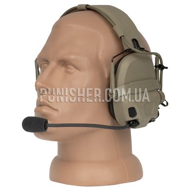 Ops-Core AMP Communication Headset - Connectorized, Tan, 22