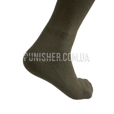 USOA Antibacterial Socks, Olive, 10-13 US, Demi-season