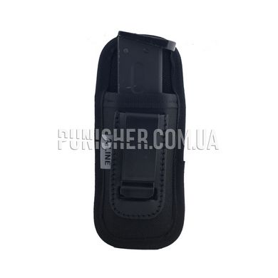 A-line A2 Inside The Waistband Mag Pouch, Black, 1, Clips, Glock, Fort 12, Fort 14, ПМ, For belt, 9mm, Cordura 1000D