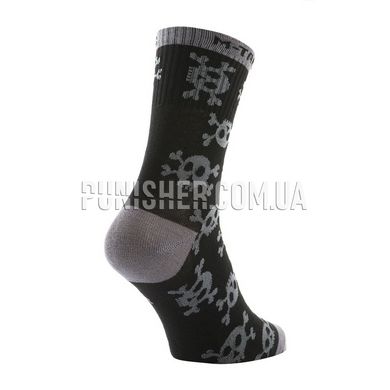 M-Tac Lightweight MK.3 Pirate Skull Socks, Black, 39-42, Summer