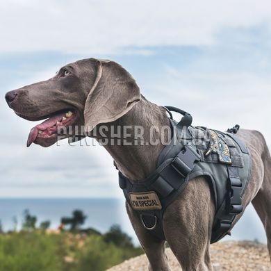 Шлея-жилет OneTigris Fire Watcher Dog Harness 2.0 для собак, Черный, Medium