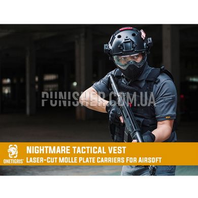OneTigris Nightmare Tactical Vest, Multicam, Plate Carrier