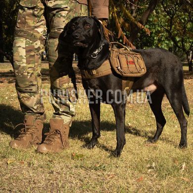 Тактичний рюкзак OneTigris Mammoth Dog Pack для собак, Coyote Brown, Large