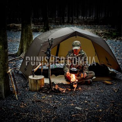 Туристическая палатка OneTigris Scaena Backpacking Tent, Coyote Brown, Палатка, 2