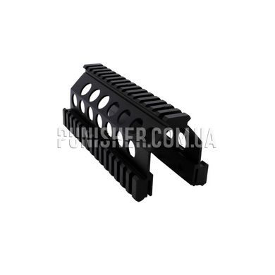 Aluminum CNC M249 Upper Fore-end, Black, Picatinny rail
