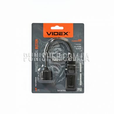 Виносна тактична кнопка Videx VLF-ARM-01 до ліхтарика, Чорний, Виносна кнопка