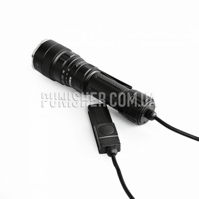 Виносна тактична кнопка Videx VLF-ARM-01 до ліхтарика, Чорний, Виносна кнопка