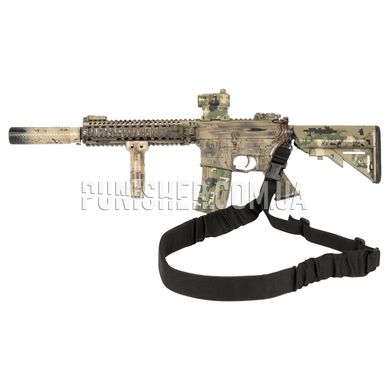 Blue Force Gear UDC Padded Bungee Single Point Sling, Black, Rifle sling, 1-Point