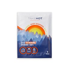 TakeHot Disposable Body Warmer, White
