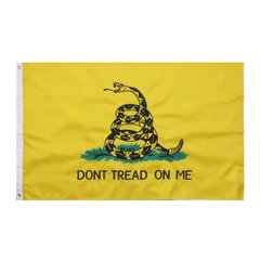 Rothco Molon Don't Tread On Me Flag, Yellow