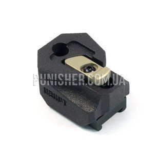 Адаптер UDAPT Minirail на dovetail для бинокуляров NYX-7 Pro/Wolf-7 NW2, Черный
