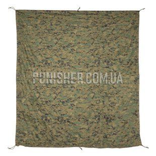 Двосторонній тент Field Tarpaulin Marpat Woodland/Coyote (Вживане), Marpat Woodland, Тент