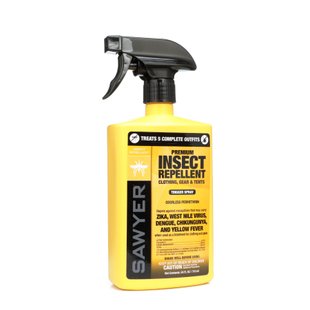 Sawyer Premium Insect Repellent Clothing, Gear & Tents Trigger Spray, Yellow