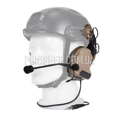 Z-Tac Comtac II Headset with Helmet Mount, DE