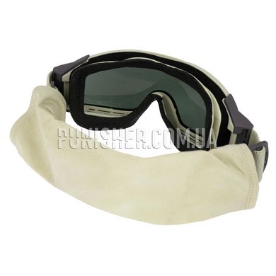 Комплект захисної маски ESS Profil NVG Unit Issue, Desert Tan, Прозорий, Димчастий, Маска