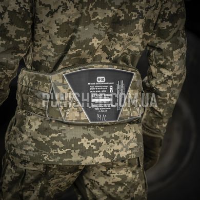Баллистический пакет M-Tac 1А класс в тактический пояс War Belt ARMOR, Черный, Мягкие пакеты, 1, M/L
