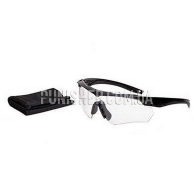 Балістичні окуляри ESS Crossbow з прозорою лінзою, Чорний, Прозорий, Окуляри