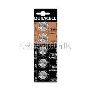 Батарейка Duracell CR-2032, Серебристый, CR2032
