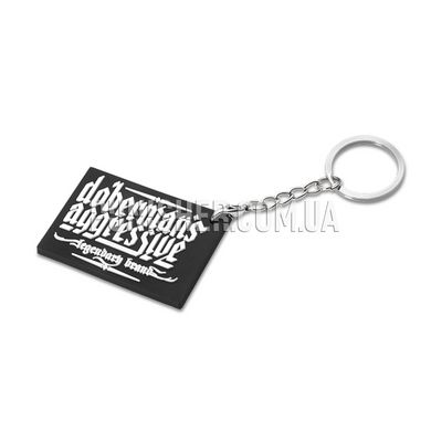 Dobermans Aggressive Key Ring, Black