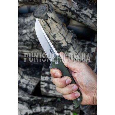 Ruike Hussar P121 Folding knife, Olive, Knife, Folding, Smooth