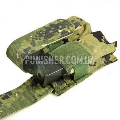 Flyye MOLLE Double 9mm Mag Pouch Ver.FE (Used), AOR2, 2, Molle, Glock, For belt, 9mm, Cordura 500D