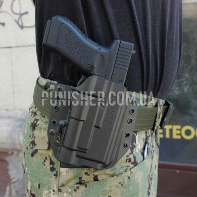 Кобура Bravo Concealment BCA Light Bearing OWB Holster, Чорний, Glock