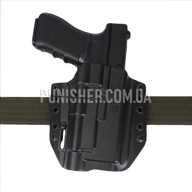 Кобура Bravo Concealment BCA Light Bearing OWB Holster, Черный, Glock