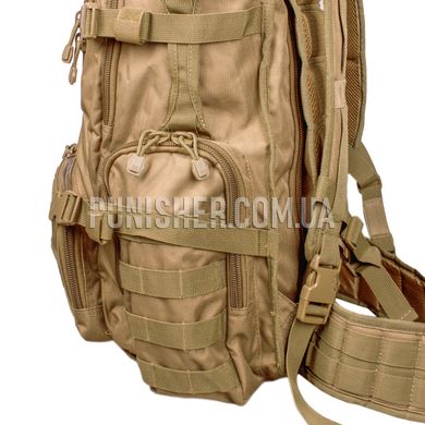 Рюкзак Rothco Multi-Chamber MOLLE Assault Pack, Coyote Brown, 55 л
