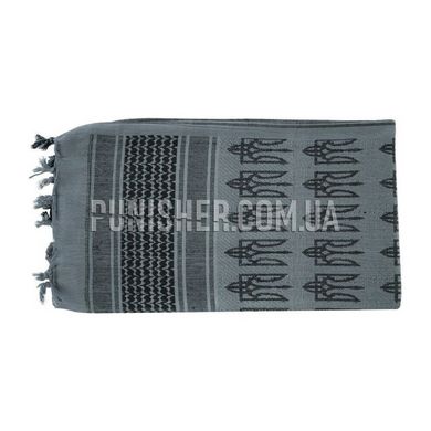 M-Tac With Trident Scarf Shemagh, Grey, Universal