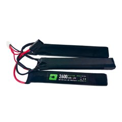 Nuprol Power LiPo 11.1V 2600mAh 20C Battery Nunchuck, Black