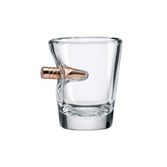 BenShot Shot Glass with .308 bullet, Clear, Посуда из стекла
