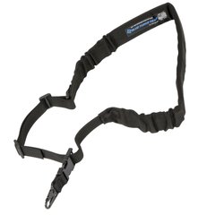 Blue Force Gear UDC Padded Bungee Single Point Sling with Snap Hook, Black, Rifle sling, 1-Point