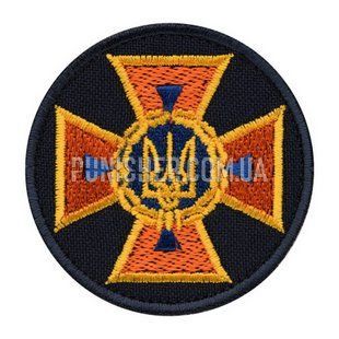 Кокарда ДСНС на липучке, Navy Blue, ГСЧС