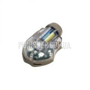 Нашоломний стробоскоп S&S Precision Manta Strobe (Був у використанні), Coyote Brown, Стробоскоп, Білий, Інфрачервоний, MS-0013