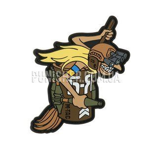 M-Tac Baba Yaga Vertical full color Patch, Brown, PVC, No
