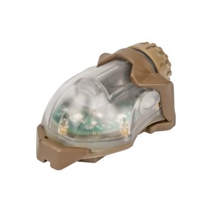 S&S Precision Manta Strobe with Webbing Adapter, Coyote Brown, Stroboscope, Green, IR, MS-0011