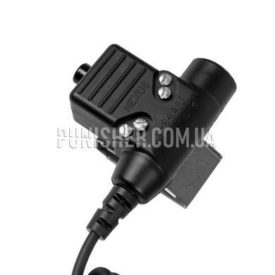 Nexus U-94A/U PTT Button for Motorola DP4400/4600/4800 Series for 3M Peltor Headsets, Black, Motorola DP4400 (DP4600/DP4800), NATO J11