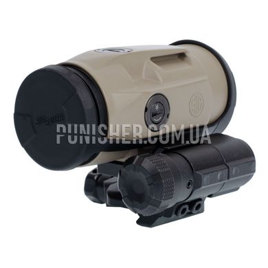 Прицел коллиматорный Sig Sauer Romeo-MSR 1x20mm Red Dot Sight с магнифером 3x22 Juliet3-Micro, DE, Коллиматорный, 1x, 2 МОА