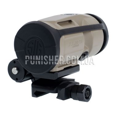 Прицел коллиматорный Sig Sauer Romeo-MSR 1x20mm Red Dot Sight с магнифером 3x22 Juliet3-Micro, DE, Коллиматорный, 1x, 2 МОА