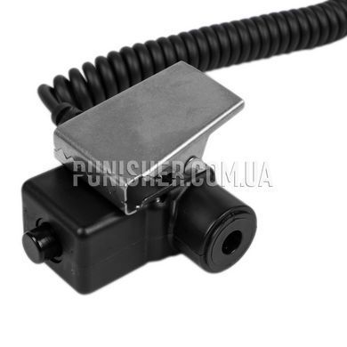 Nexus U-94A/U PTT Button for Motorola DP4400/4600/4800 Series for 3M Peltor Headsets, Black, Motorola DP4400 (DP4600/DP4800), NATO J11