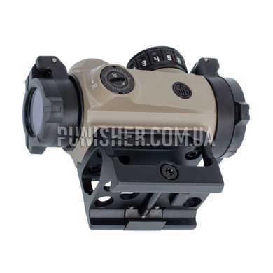 Sig Sauer Romeo-MSR 1x20mm Red Dot Sight with 3x22 Juliet3-Micro Magnifier, DE, Collimator, 1x, 2 MOA