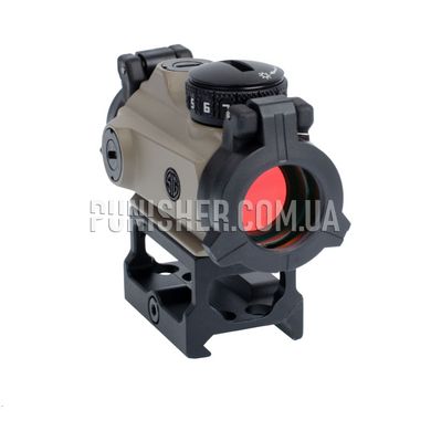 Прицел коллиматорный Sig Sauer Romeo-MSR 1x20mm Red Dot Sight с магнифером 3x22 Juliet3-Micro, DE, Коллиматорный, 1x, 2 МОА