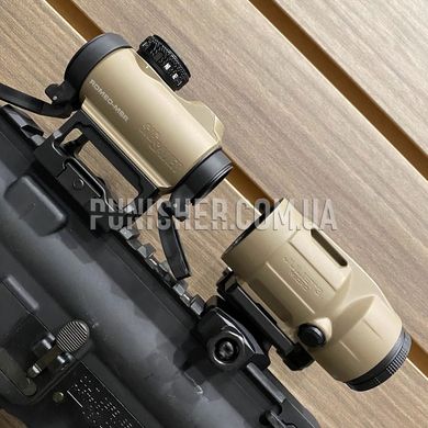 Прицел коллиматорный Sig Sauer Romeo-MSR 1x20mm Red Dot Sight с магнифером 3x22 Juliet3-Micro, DE, Коллиматорный, 1x, 2 МОА