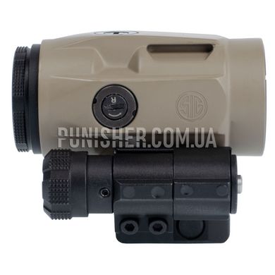 Приціл коліматорний Sig Sauer Romeo-MSR 1x20mm Red Dot Sight із магніфером 3x22 Juliet3-Micro, DE, Коліматорний, 1x, 2 МОА