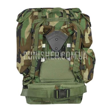 Полевой рюкзак Large Field Pack Internal Frame with Combat Patrol Pack (Бывшее в употреблении), Woodland, 90 л
