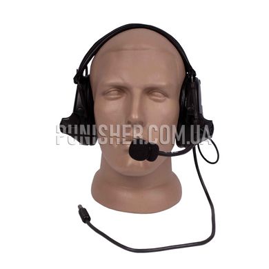 Активна гарнітура Peltor Сomtac II headset (Було у використанні), Чорний, З наголів'єм, 21, Comtac II, 2xAA, Single