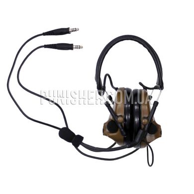 Peltor Сomtac III headset DUAL (Used), Coyote Brown, Headband, 23, Comtac III, 2xAAA