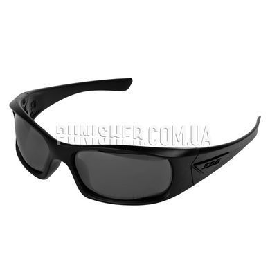 ESS 5B Ballistic Eyeshield with Polarized Mirrored Gray Lens, Black, Polarized, Goggles