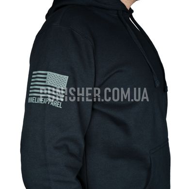 Nine Line Apparel Oz-Be The Calm Hoodie, Navy Blue, Small