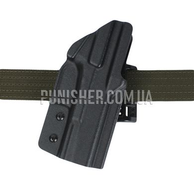 DaraHolsters Double Loop Platform Holster, Black, Glock